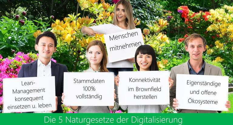 Die 5 Naturgesetze der Digitalisierung